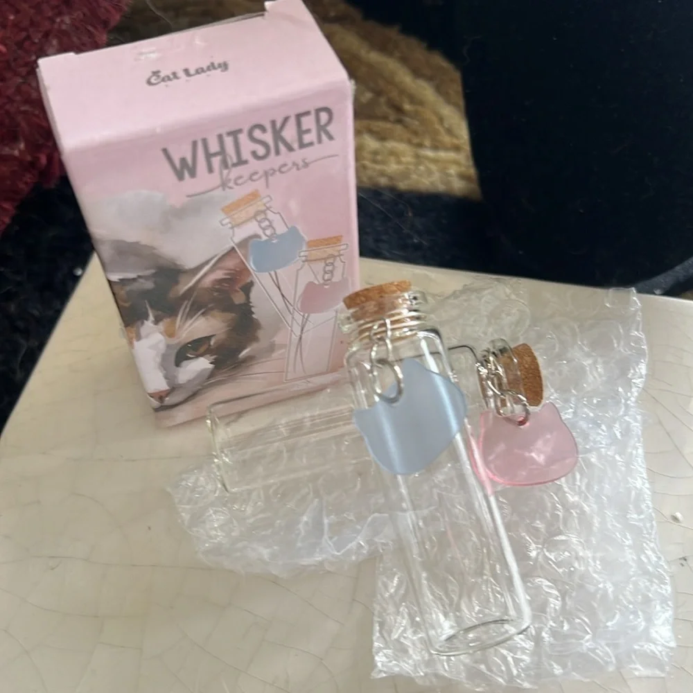 Frosty Feline Felt Coasters + Cat Whisker Keepers